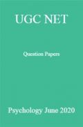 UGC NET Question Papers Psychology June 2020