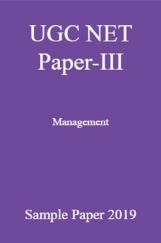 UGC NET Management Sample Paper-III 2019 UGC NET Management Sample Paper-III 2019