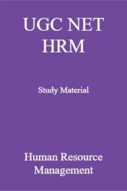 UGC NET HRM Study Material  Human Resource Management