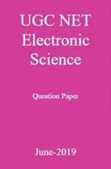 UGC NET Electronic Science Question Paper June-2019 UGC NET Electronic Science Question Paper June-2019