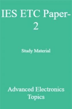 Download IES ETC Paper-2 Study Material Advanced Electronics Topics PDF ...