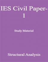 IES Civil Paper-1 Study Material Structural Analysis IES Civil Paper-1 Study Material Structural Analysis