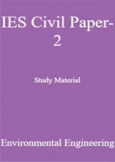 IES Civil Paper-2 Study Material Environmental Engineering IES Civil Paper-2 Study Material Environmental Engineering