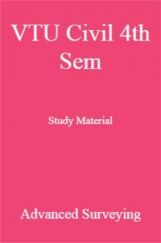VTU Civil 4th Sem Study Material Advance Surveying  VTU Civil 4th Sem Study Material Advance Surveying
