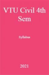 VTU Civil 4th Sem Syllabus 2021