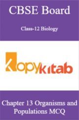 CBSE Board Class-12 Biology Chapter 13 Organisms and Populations MCQs CBSE Board Class-12 Biology Chapter 13 Organisms and Populations MCQs