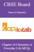 CBSE Board Class-12 Chemistry Chapter 16 Chemistry in Everyday Life MCQs
