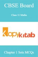 CBSE Board Class 11 Maths Chapter 1 Sets MCQs CBSE Board Class 11 Maths Chapter 1 Sets MCQs