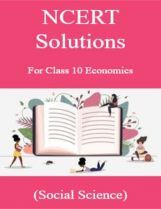 NCERT Solution For Class-10 Economics (Social Science) NCERT Solution For Class-10 Economics (Social Science)