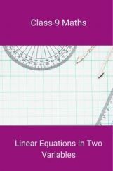Class-9 Maths Linear Equations In Two Variables Class-9 Maths Linear Equations In Two Variables