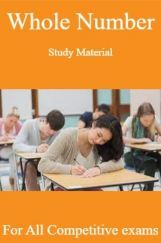 Whole Number Study Material For All Competitive exams Whole Number Study Material For All Competitive exams