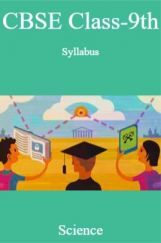 CBSE  Class-9th Syllabus Science CBSE  Class-9th Syllabus Science