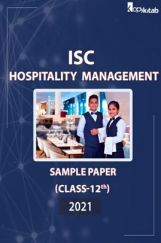 ISC Sample Paper For Class 12 Hospitality  Management 2021 ISC Sample Paper For Class 12 Hospitality  Management 2021