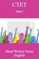 CTET  Paper-I Hand Written Notes English CTET  Paper-I Hand Written Notes English