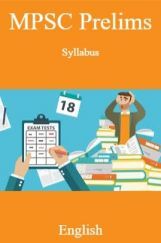 MPSC Prelims Syllabus English MPSC Prelims Syllabus English