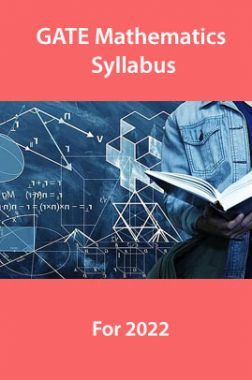 GATE Mathematics Syllabus For 2022