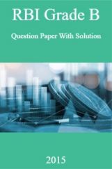 RBI Grade B Question Paper With Solution 2015 RBI Grade B Question Paper With Solution 2015