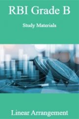 RBI Grade B Study Materials Linear Arrangement RBI Grade B Study Materials Linear Arrangement