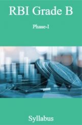 RBI Grade B Phase-I Syllabus RBI Grade B Phase-I Syllabus