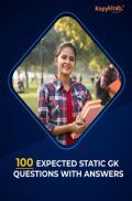 100 Expected Static GK Questions with Answers 100 Expected Static GK Questions with Answers