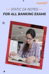 Static GK Notes for All Banking Exams Static GK Notes for All Banking Exams