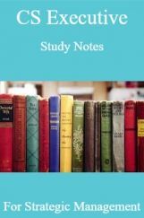 CS Executive Study Notes For Strategic Management CS Executive Study Notes For Strategic Management