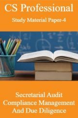 CS Professional Study Material Paper-4 Secretarial Audit Compliance Management And Due Diligence CS Professional Study Material Paper-4 Secretarial Audit Compliance Management And Due Diligence