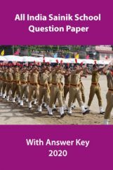 All India Sainik School Question Paper With Answer Key -2020