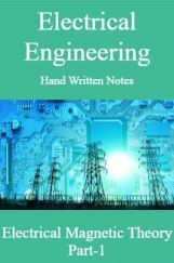 Electrical Engineering Hand Written Notes Electrical Magnetic Theory Part-1 Electrical Engineering Hand Written Notes Electrical Magnetic Theory Part-1