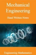Mechanical Engineering Hand Written Notes Engineering Mathematics