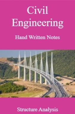Download Civil Engineering Hand Written Notes Structure Analysis by ...