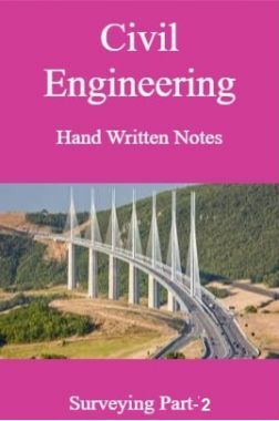 Download Civil Engineering Hand Written Notes Surveying Part-2 by Panel ...