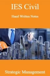 IES Civil Hand Written Notes Strategic Management IES Civil Hand Written Notes Strategic Management