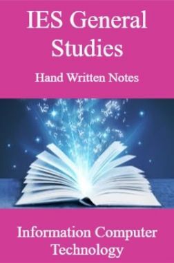 IES General Studies Hand Written Notes Information Computer Technology
