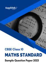 CBSE Class 10 Maths Standard Sample Question Paper 2023 CBSE Class 10 Maths Standard Sample Question Paper 2023