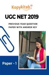 UGC NET Previous Year Question Paper With Answer Key Paper-I 2019 UGC NET Previous Year Question Paper With Answer Key Paper-I 2019