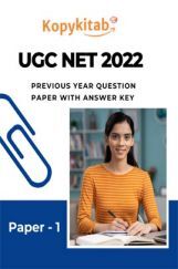 UGC NET Previous Year Question Paper With Answer Key Paper-I 2022 UGC NET Previous Year Question Paper With Answer Key Paper-I 2022