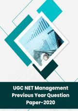 UGC NET Management Previous Year Question Paper 2020 UGC NET Management Previous Year Question Paper 2020