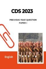 CDS 2023 Previous Year Question Paper-I English CDS 2023 Previous Year Question Paper-I English
