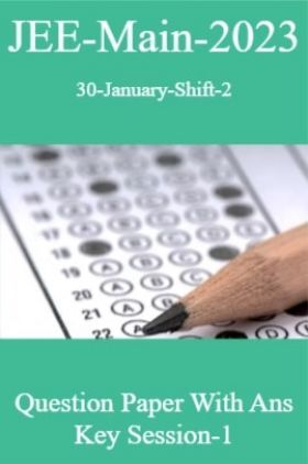 JEE Main-2023 30-January Shift-2 Question Paper With Ans Key Session-1