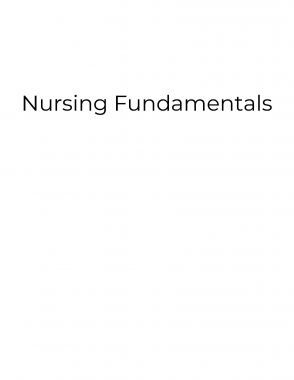 Nursing Fundamentals