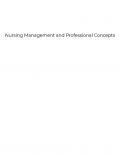 Nursing Management and Professional Concepts Nursing Management and Professional Concepts