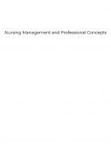 Nursing Management and Professional Concepts Nursing Management and Professional Concepts