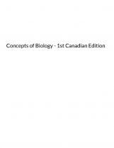 Concepts of Biology – 1st Canadian Edition Concepts of Biology – 1st Canadian Edition