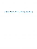 International Trade Theory and Policy International Trade Theory and Policy