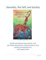 Sexuality the Self and Society Sexuality the Self and Society