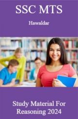 SSC MTS HawaldarStudy Material For Reasoning 2024 SSC MTS HawaldarStudy Material For Reasoning 2024