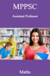 MPPSC Assistant Professor Maths MPPSC Assistant Professor Maths