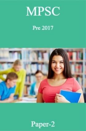 MPSC Pre 2017 Paper-2