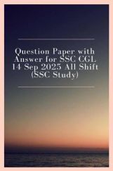 Question Paper with Answer for SSC CGL 14 Sep 2025 All Shift (SSC Study) Question Paper with Answer for SSC CGL 14 Sep 2025 All Shift (SSC Study)